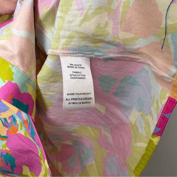 Crosby by Mollie Burch Billie Floral Pink Blouse - Picture 7 of 10